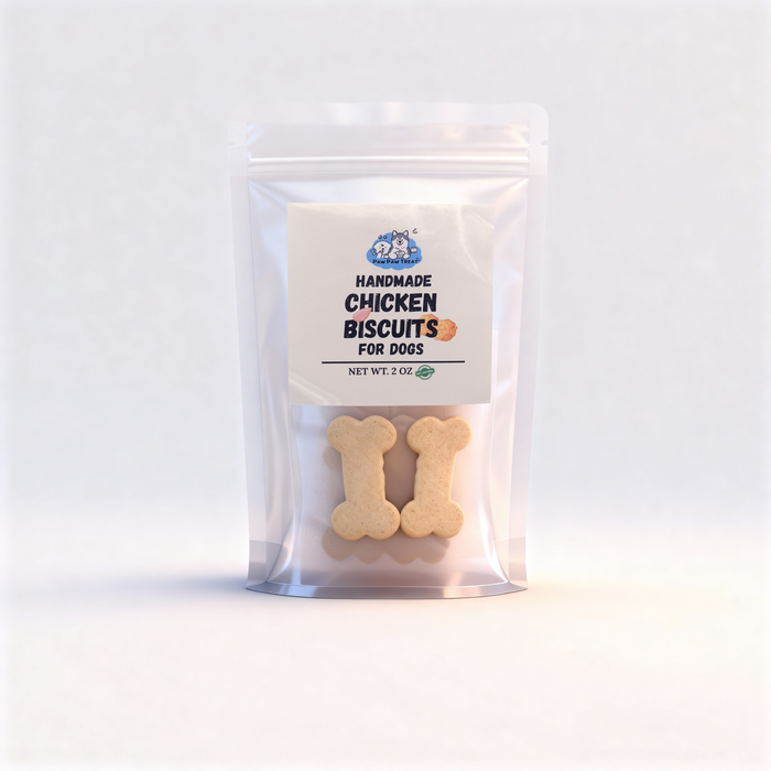 Handmade Chicken Biscuits for Dogs